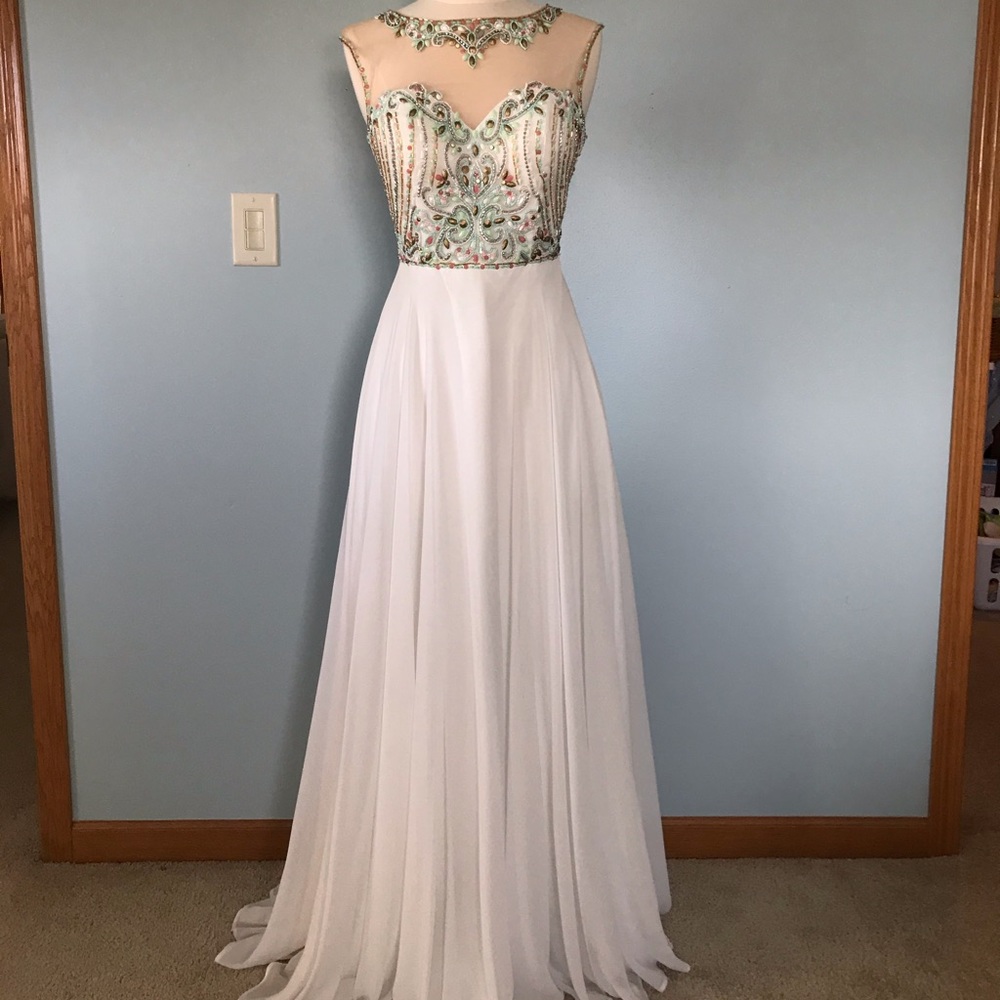 Beaded Prom Dress